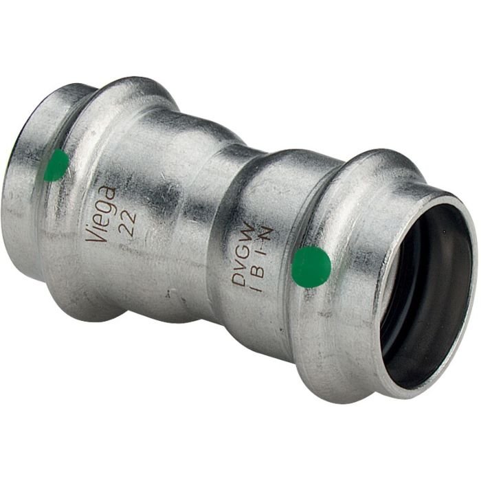 VIEGA Sanpress Inox ქურო 28 mm, უჟანგავი ფოლადი, საპრესი შეერთება, Art. 436186