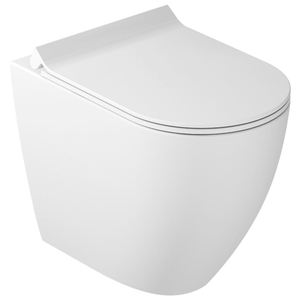 7327MT DREAM დასადგამი უნიტაზი rimless WC 52X36cm H42 Matt White GALASSIA